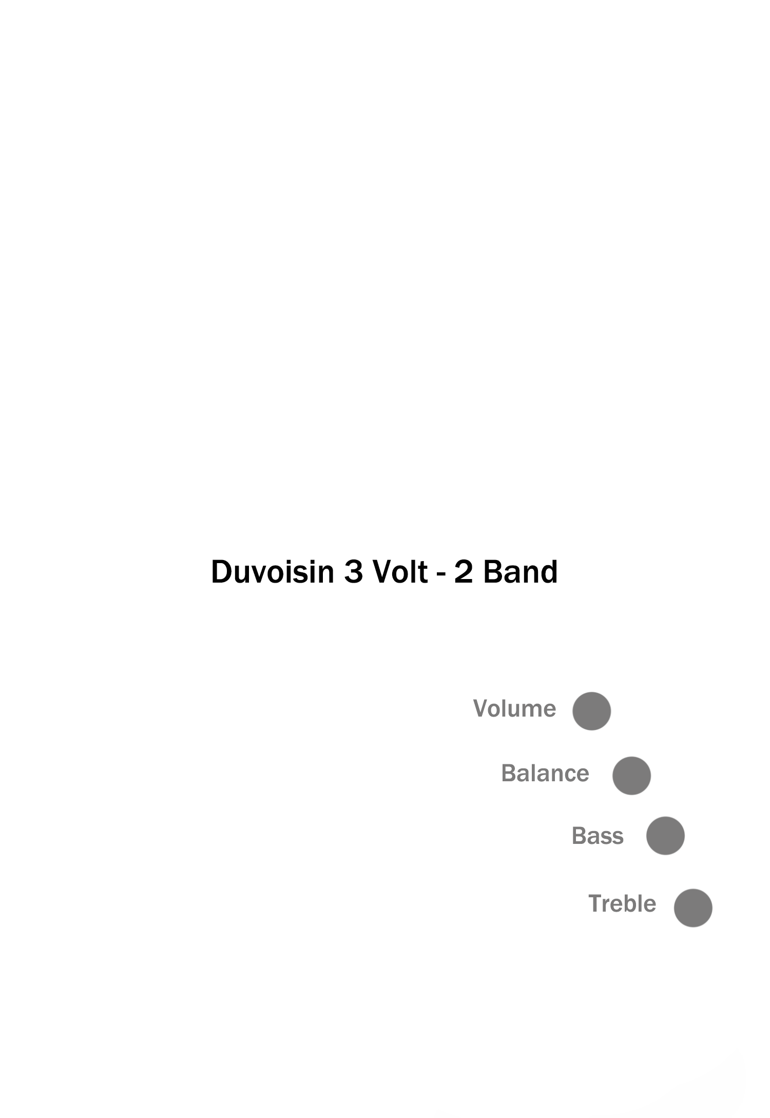 Duvoisin 3Volt - 2Band
